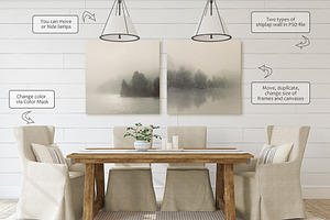 LAKE HOUSE Wall&Frame Mockups