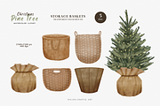 Watercolor Christmas Pine Tree Clipa, an Illustration by Balada Digital Art (Thumbnail 4 of 6)