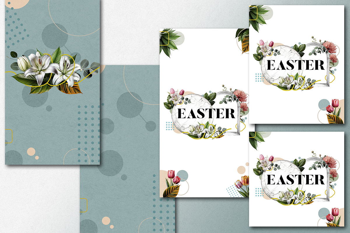 Easter Abstract Collage Church, a Graphic by Sync Design Soultions (Photo 3 of 3)
