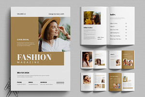 Editorial Style Fashion Magazine, a Magazine Template by MightyDesign