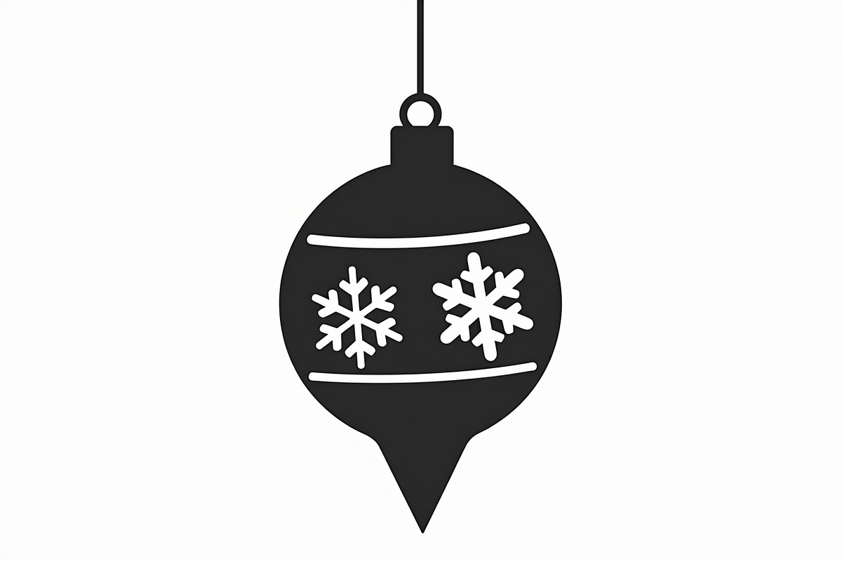 Christmas Laser Cut Ornament Bundle, a Graphic by musafir_fashion (Photo 10 of 14)