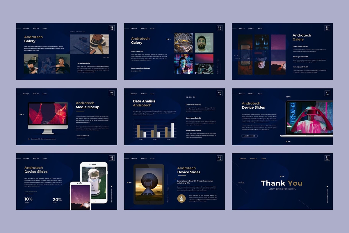 Androtech  Mobile  Keynote Template, a Presentation Template by Rizki Herdian (Photo 5 of 5)