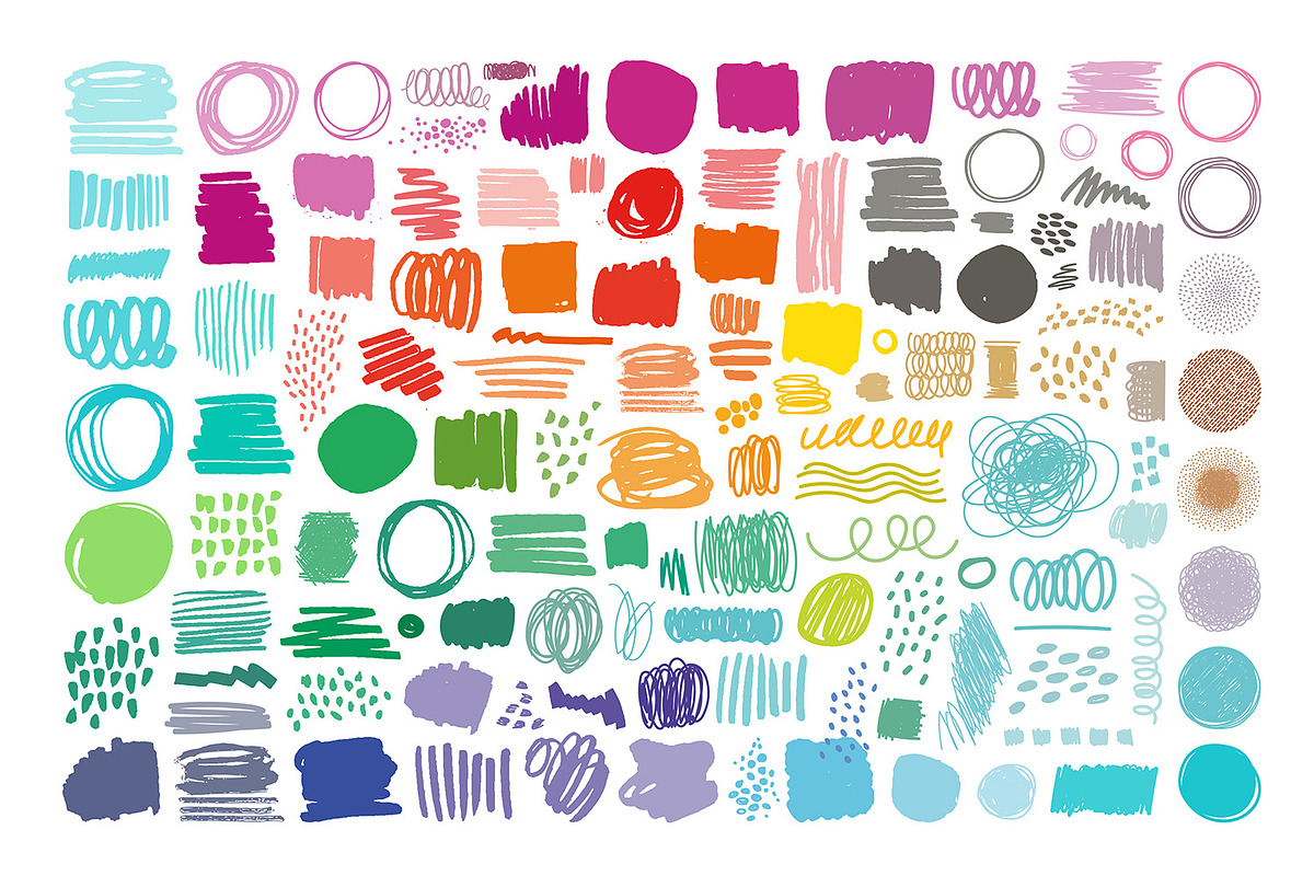 Vector Hand Drawn Design Elements, a Decorative Illustration by FourLeafLover (Photo 3 of 20)