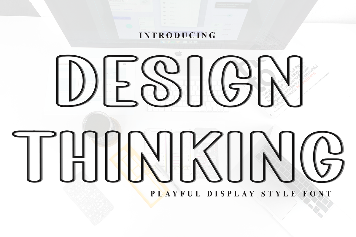 Design Thinking, a Script Font by FreshTypeINK (Photo 1 of 8)