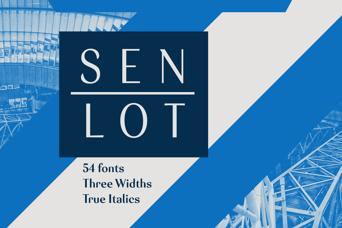 Senlot, a Sans Serif Font by insigne (Photo 1 of 5)