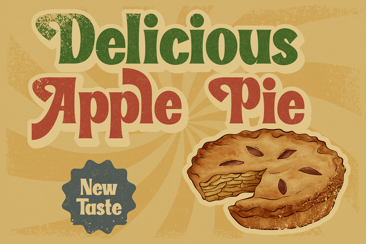 Vintage Waves | Retro Font, a Script Font by RT Studio (Photo 4 of 10)