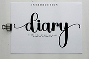 Diary, a Handwritten Font by InermediaSTUDIO (Thumbnail 1 of 8)