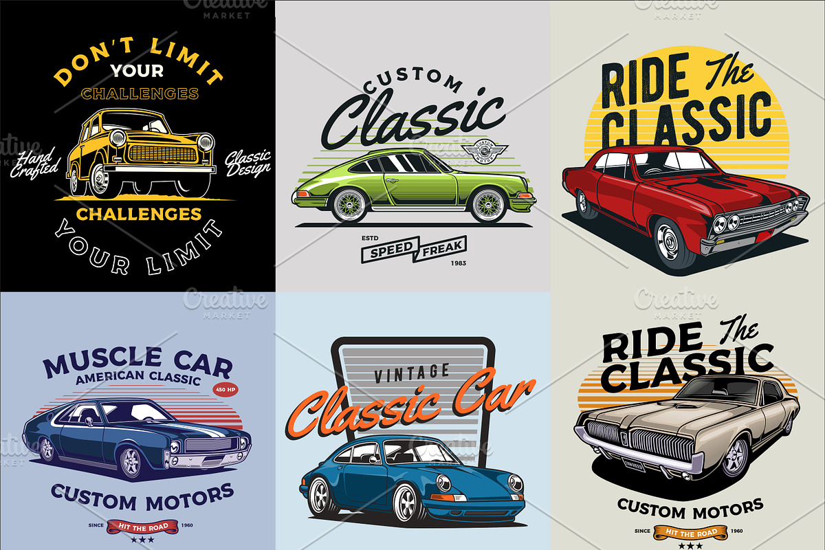 Ultimate Cars Collection, a Transportation Illustration by The BolzStudio (Photo 5 of 50)