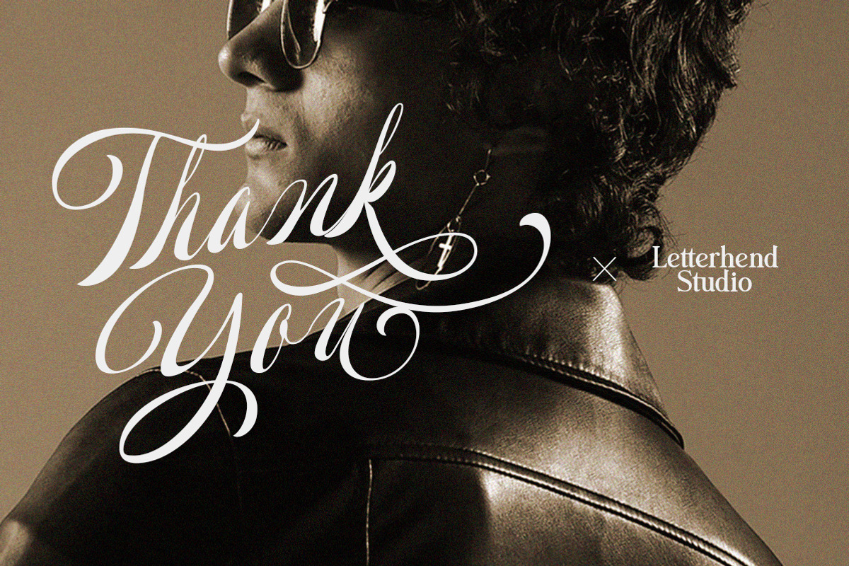 Welroseltone - Unique Script Font, a Script Font by Letterhend Studio (Photo 10 of 10)