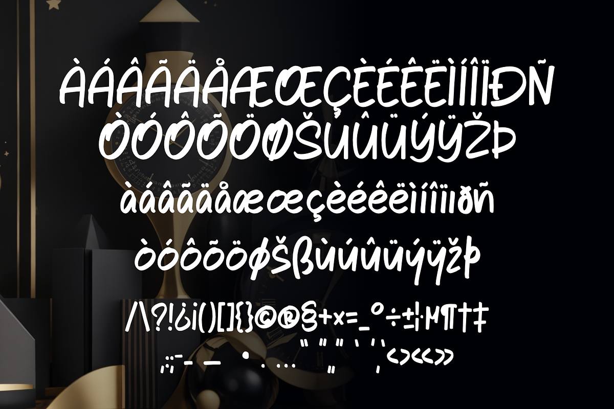 Newyear Playtime - Display, a Handwritten Font by Dumadistyle (Photo 5 of 9)