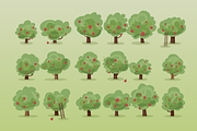 Apple Orchard Illustration Set, an Illustration by CSA Creative Studio (Thumbnail 2 of 5)