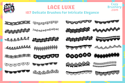 Procreate Lace Brushes, a Brush Add-On by Cozy Brushery (Thumbnail 4 of 7)