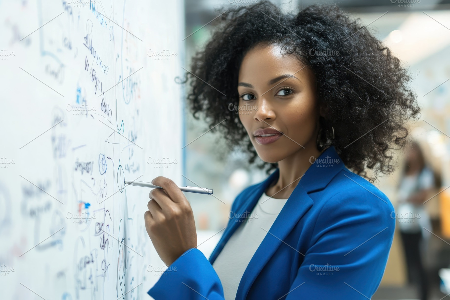 Professional African American woman, a Photo by Pavel_design