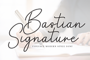 Bastian Signature | Script Font, a Handwritten Font by Scratchones (Thumbnail 1 of 8)
