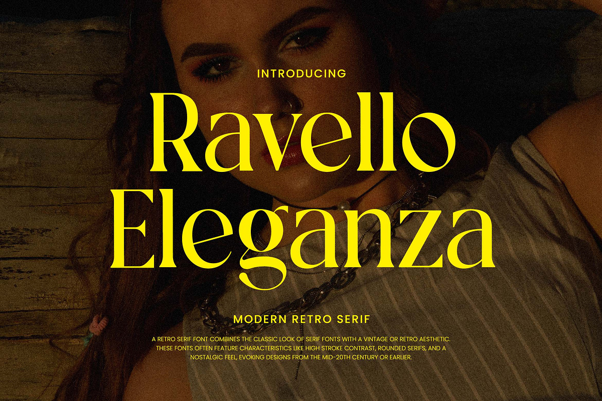 Ravello Eleganza Modern Serif Font, a Serif Font by UICreative (Photo 1 of 13)