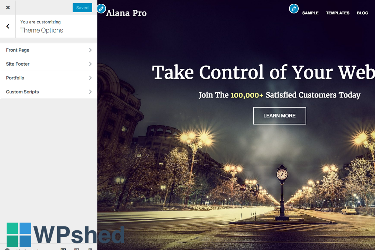 Alana Pro - Corporate Theme, a WordPress Template by WPshed (Photo 2 of 5)