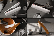 38 Barbershop Saloon Branding Mockup, an Advertising Mockup by Vitora Mockup (Thumbnail 7 of 13)