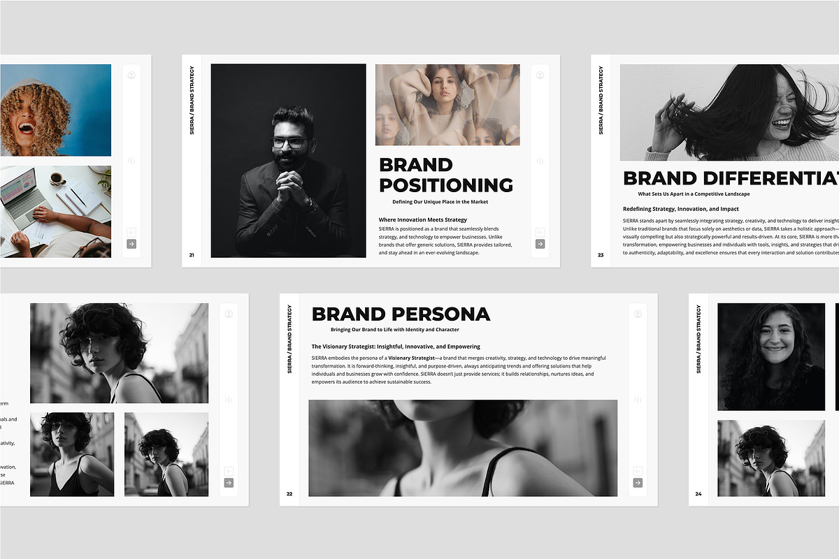 SIERRA / 2 in 1 Brand Package, a Presentation Template by Gaize (Photo 5 of 15)