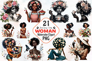 Black Spring Vintage Woman Cliparts, a Person Illustration by RobertsArt (Thumbnail 1 of 9)