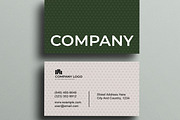 Minimal Green Business Card Layout, a Business Card Template by MightyDesign (Thumbnail 3 of 6)