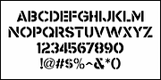 Stencil Company JNL, a Sans Serif Font by Jeff Levine Fonts (Thumbnail 3 of 5)