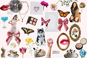 Sweetheart Scrapbook Girly Collage, an Object Graphic by SunnyAfternoons (Thumbnail 9 of 10)