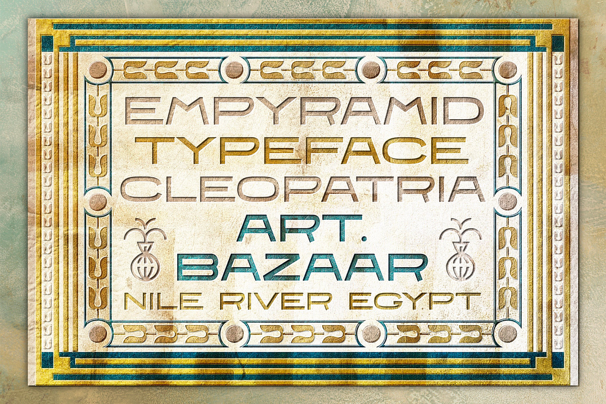 Empyramid | Ancient Epic Sans, a Sans Serif Font by Artifact Bazaar (Photo 1 of 7)