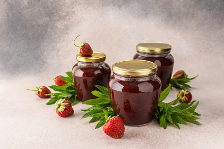Strawberry preservation or jam, a Food & Drink Photo by Pandateam