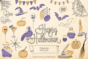 Halloween SVG Sign Spooky Bundle, an Illustration by PawGraphic (Thumbnail 1 of 11)