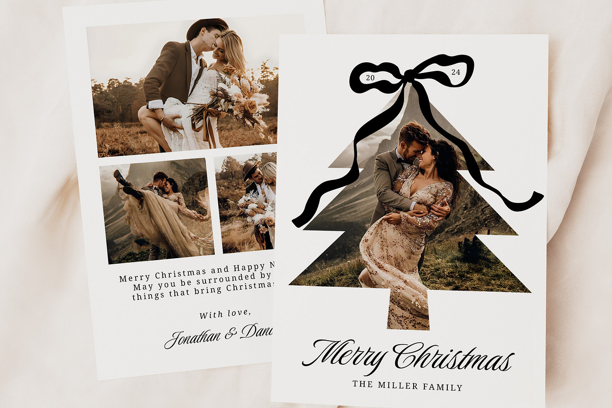 Christmas Card Template CC220, a Card Template by Always Templates (Photo 1 of 3)