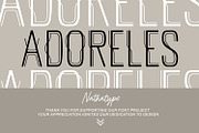 Adoreles, a Sans Serif Font by Nathatype (Thumbnail 11 of 11)