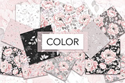 Pink Watercolor Peonies Pattern, a Pattern Graphic by Lisima (Thumbnail 6 of 16)
