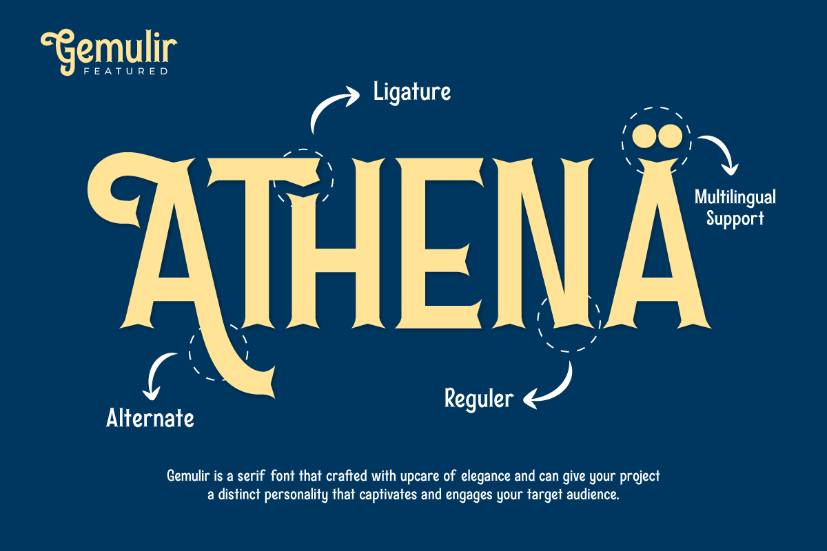 Gemulir - Serif Classic Font, a Serif Font by twinstd (Photo 3 of 10)