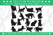 Kitten Svg, Animal, Cat Svg, an Object Graphic by VectorWorlds (Thumbnail 2 of 3)