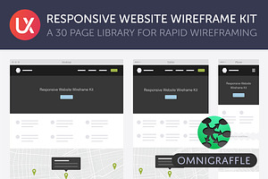 Responsive Website Wireframe Kit