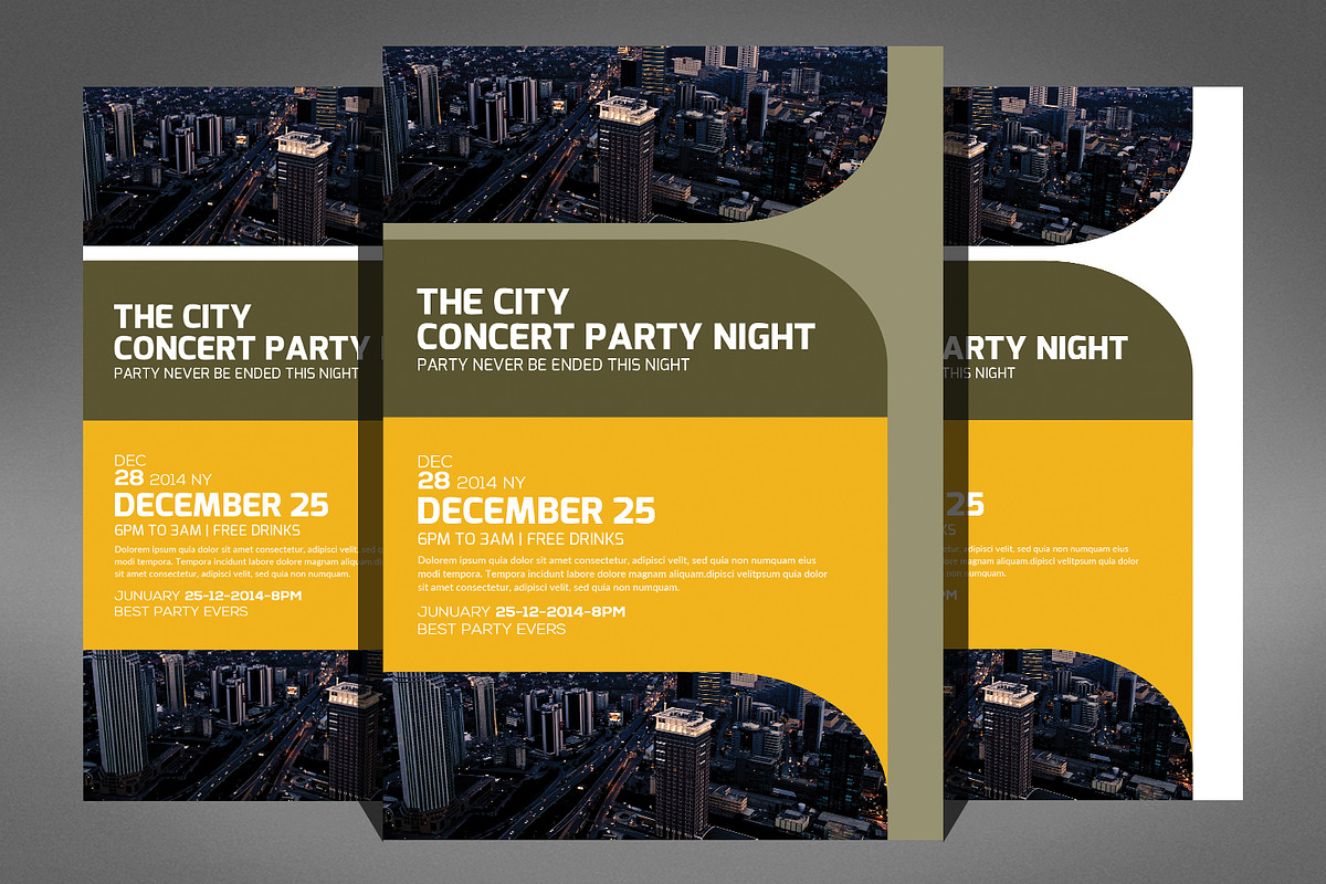 100 Party Flyer Bundle, a Flyer Template by Graphic Templates (Photo 49 of 101)