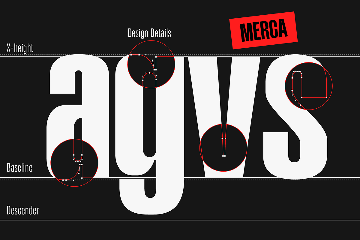 Merca | Condensed Sans, a Sans Serif Font by Jolicia Type (Photo 9 of 14)