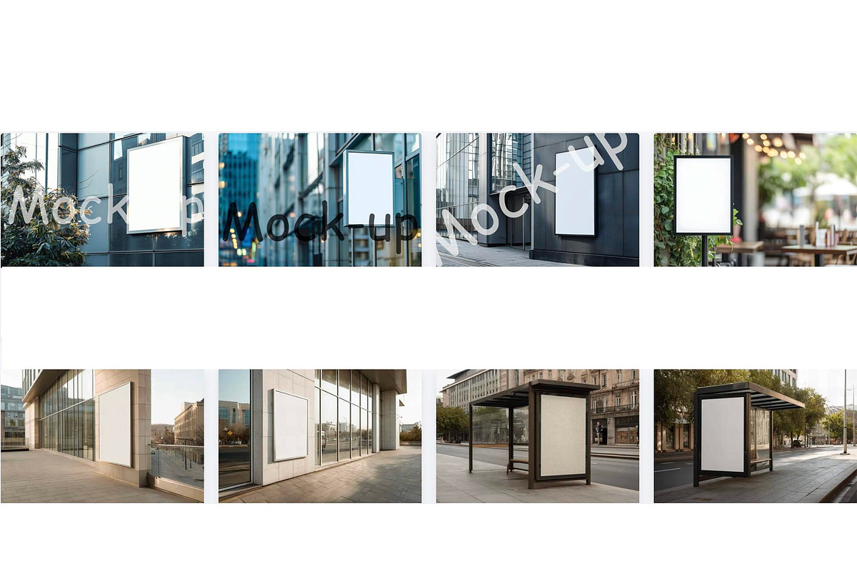 Blank Street City Sign Poster Mockup, a Marketing Template by VetalStock (Photo 3 of 3)