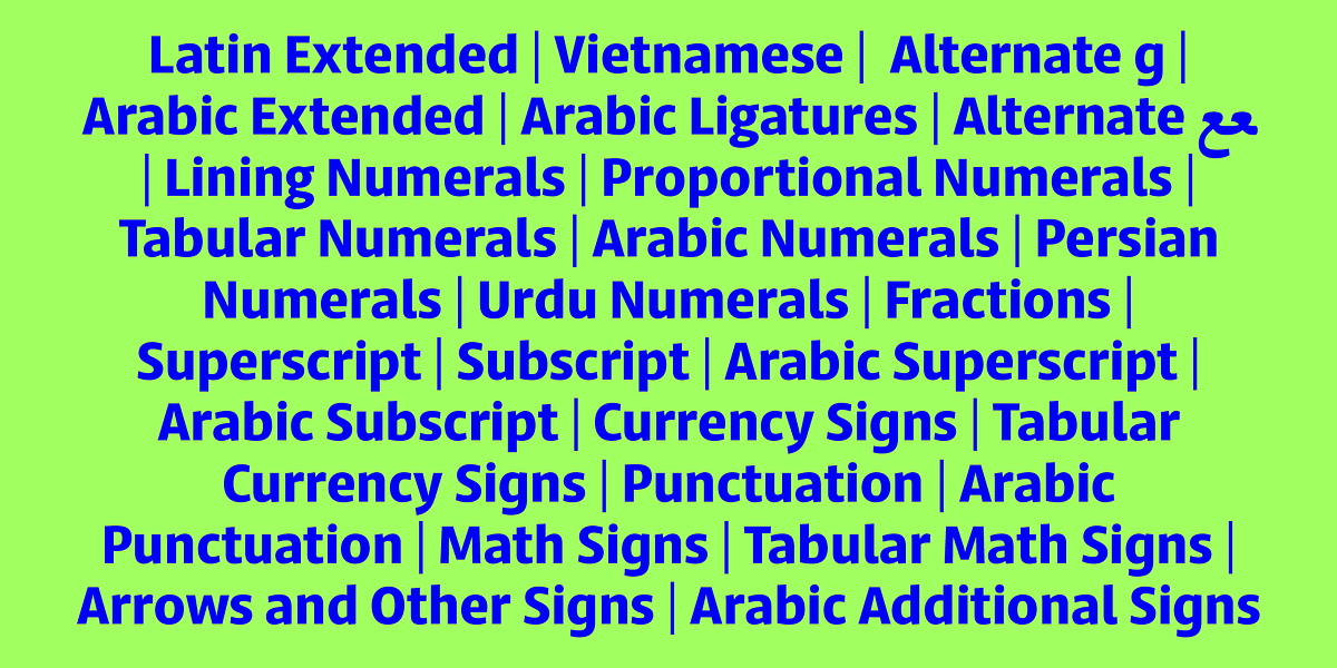 Jali Arabic, a Sans Serif Font by Foundry5 (Photo 6 of 10)