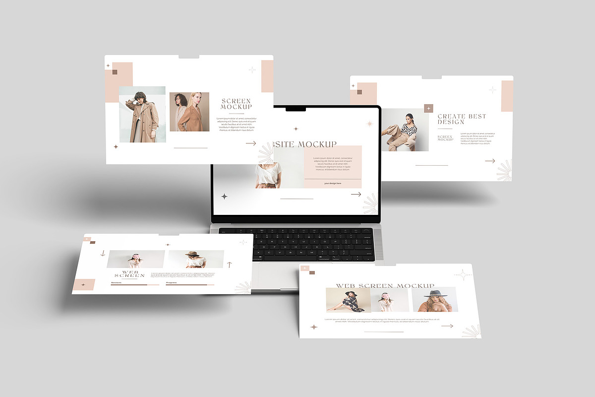 Laptop Screen Website Mockup, a Mac Mockup by graphicpages (Photo 16 of 16)