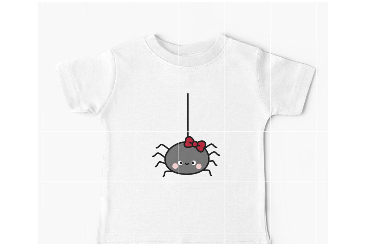 Kawaii Spider with Bow SVG Bundle |, an Illustration by TheHitShop (Photo 5 of 10)