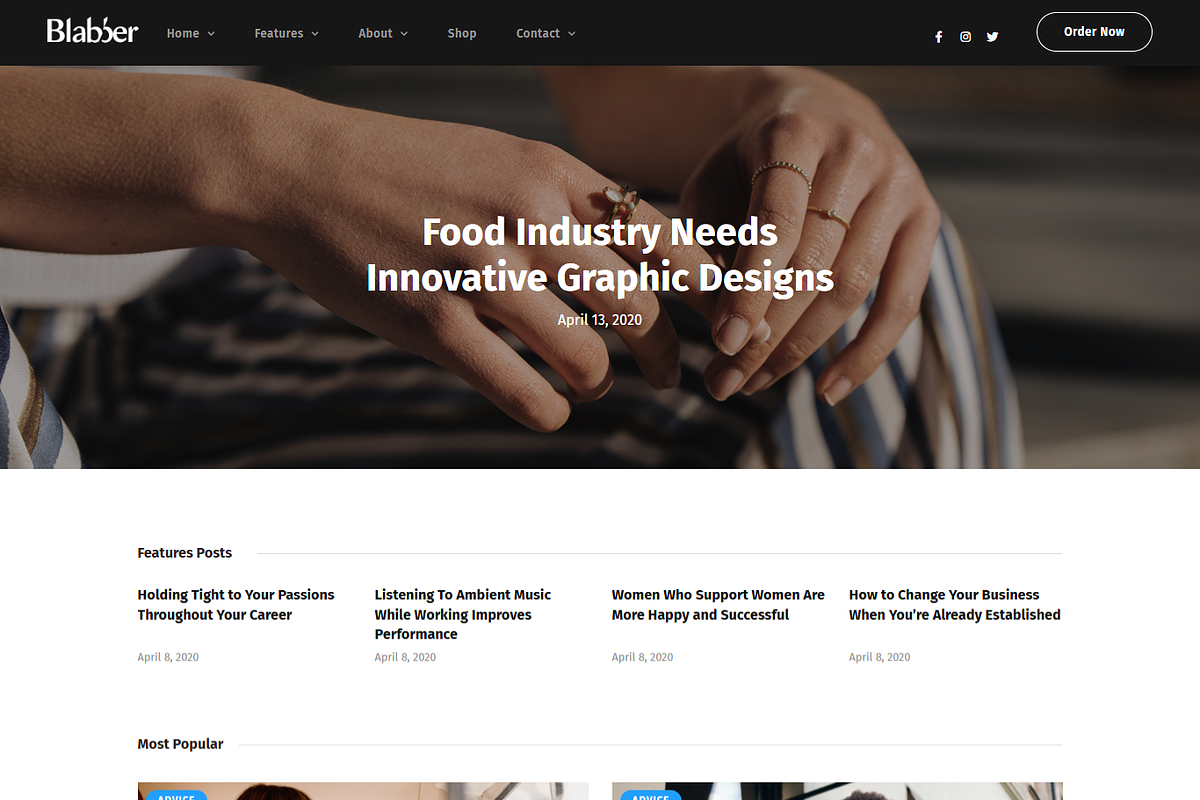 Modern Blog & Magazine Elementor Kit, a Landing Page Template by Elite Templates (Photo 2 of 8)
