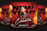 2026 New Year Party Flyer, a Flyer Template by Artonix (Thumbnail 1 of 3)