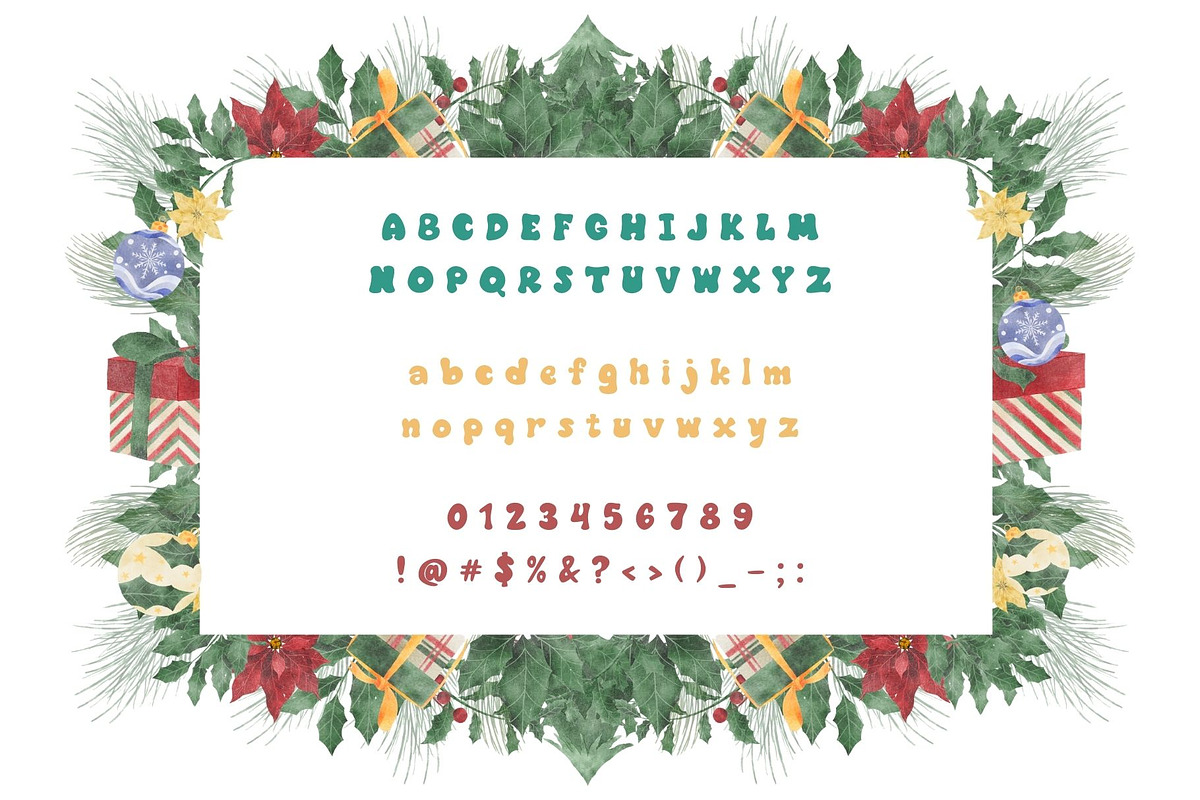 Jingle Bells Handwritten Font, a Handwritten Font by Ruddean2109 (Photo 2 of 6)