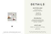 Square 1x1 greeting card mockup, a Merchandise Mockup by MCKP*ME (Thumbnail 2 of 5)