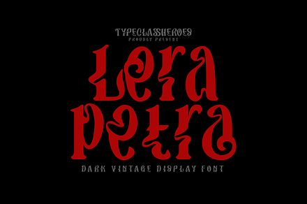 Lerapetra Display Font