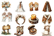 Nordic Wedding Day Clipart, an Illustration by Designworld (Thumbnail 4 of 5)