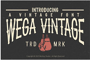 Wega | Vintage Font, a Slab Serif Font by Moribuz Studio (Thumbnail 1 of 3)