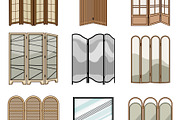 Collection of modern room dividers, an Object Graphic by pikepicture (Thumbnail 3 of 3)