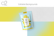 Tall Stand Up Zip Lock Pouch Mockup, a Packaging Mockup by Sheikhadesign (Thumbnail 3 of 11)